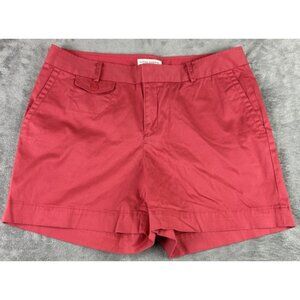 Banana Republic Women's 14 L Pink Shorts Martin Fit Chino Preppy Y2K Classic VTG